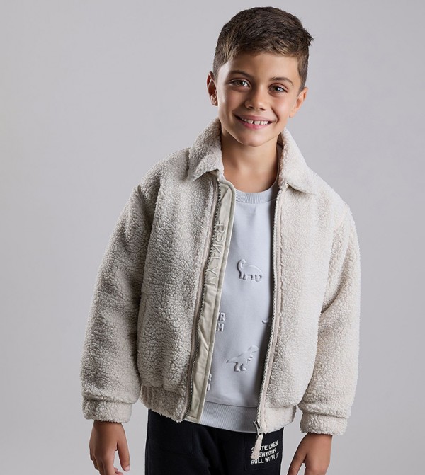 أر آند بي  ملابس الشتاء وملابس خارجية - عاجي  جاكيتات