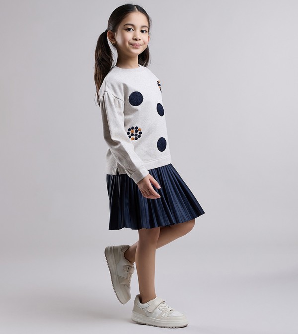 R&B  - Ecru Casual Dress