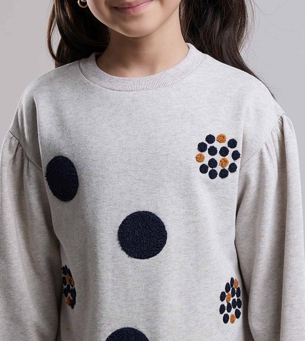 R&B  - Ecru Casual Dress