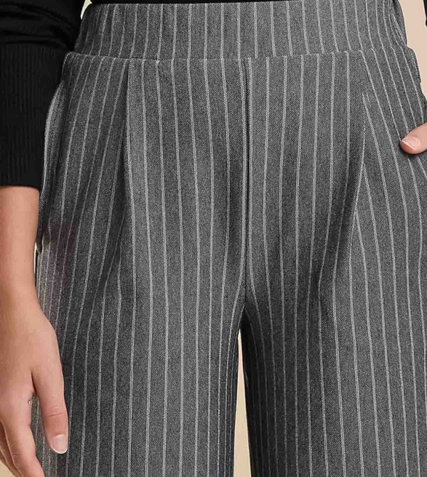 R&B R&B - Grey Trousers & Pants