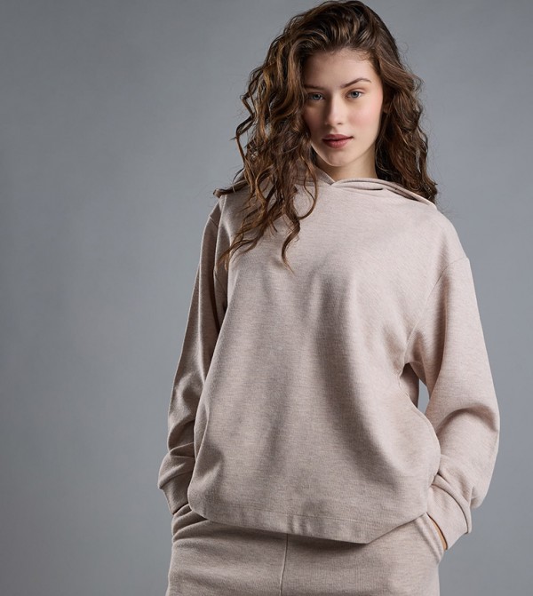 R&B  Hoodies & Sweatshirts - Brown Hoodies