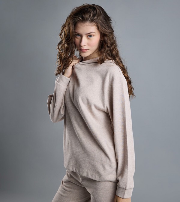 R&B  Hoodies & Sweatshirts - Brown Hoodies