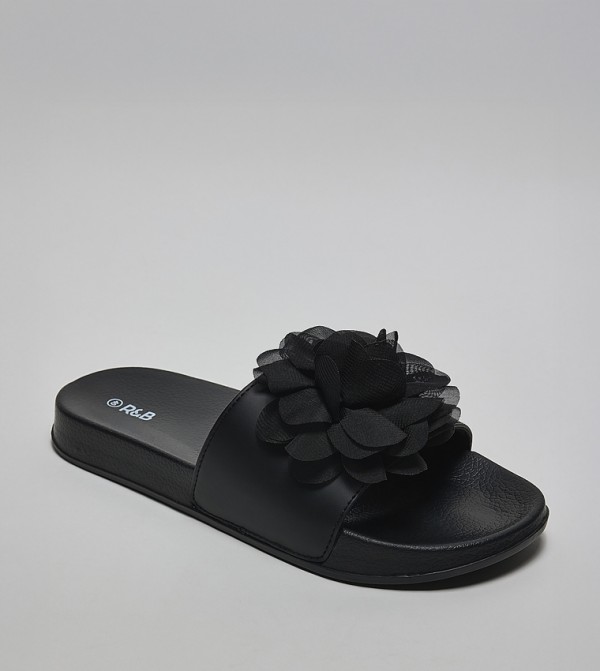 R&B  Slides - Black Slides