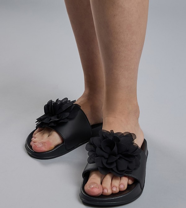 R&B  Slides - Black Slides