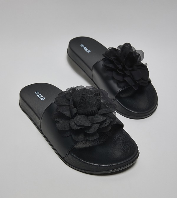 R&B  Slides - Black Slides