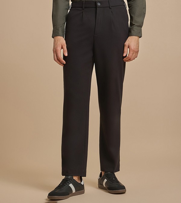 R&B R&B - Black Casual Pants