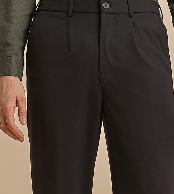 R&B R&B - Black Casual Pants