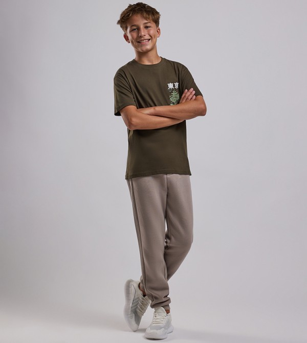 R&B  Clothing - Olive T-shirts