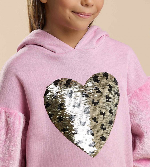 R&B  Winterwear & Outerwear - Pink Hoodies