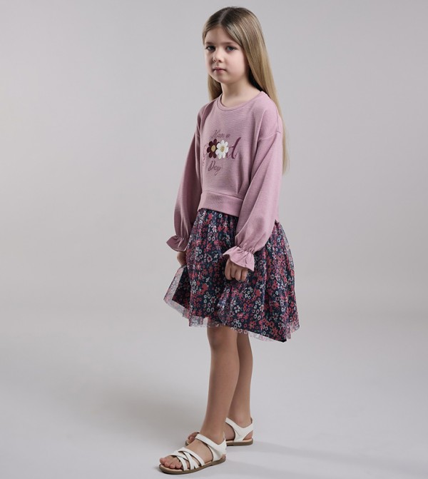 أر آند بي - وردي فستان كاجوال