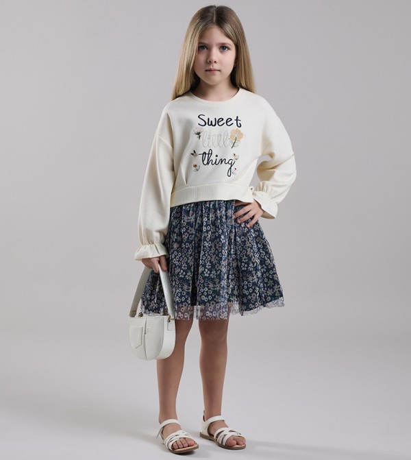 R&B  Casual Dress - Ivory Casual Dress