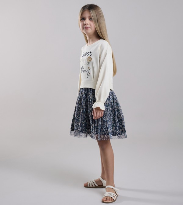 R&B  Casual Dress - Ivory Casual Dress