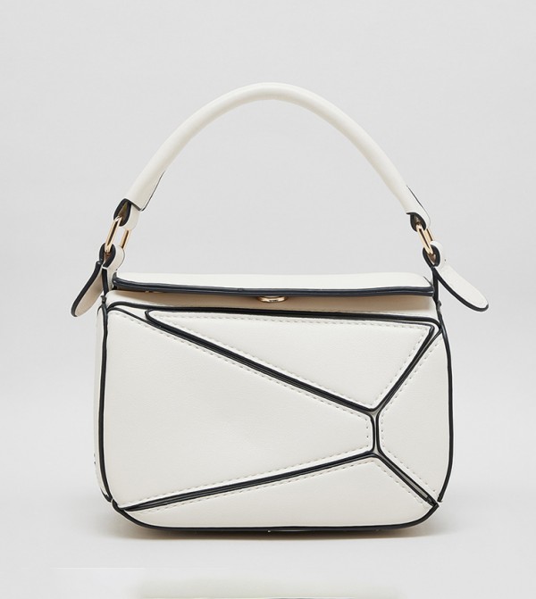 R&B  Hand Bags - White Shoulder Bag