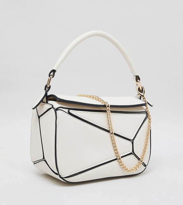 R&B  Hand Bags - White Shoulder Bag