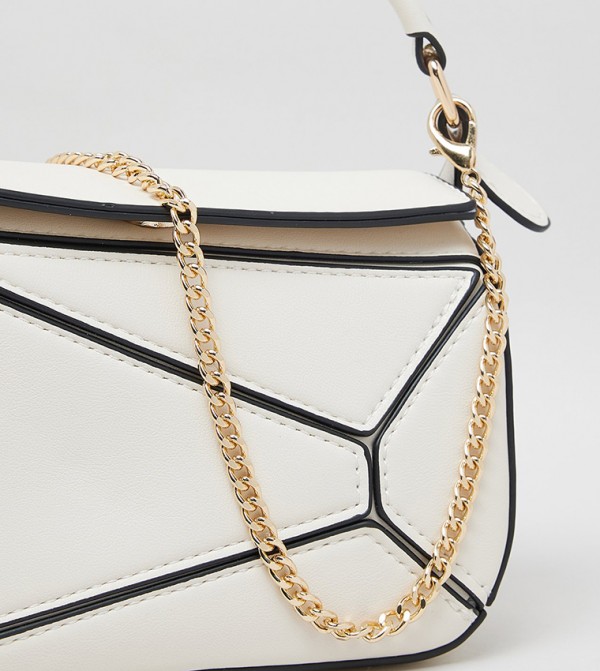 R&B  Hand Bags - White Shoulder Bag