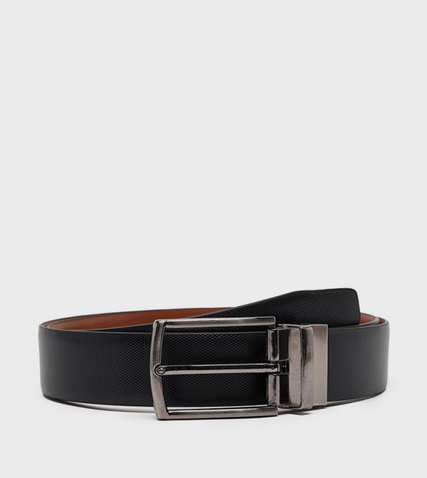 R&B  Belts - Black Leather Belts