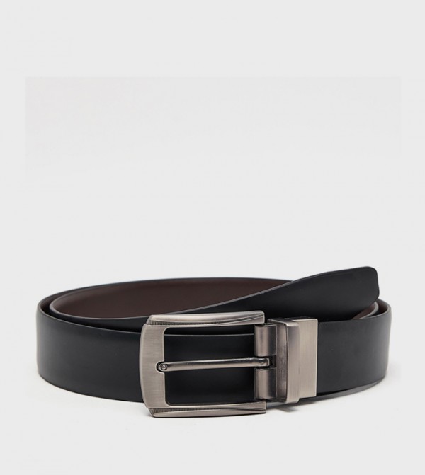 R&B  Belts - Black Leather Belts