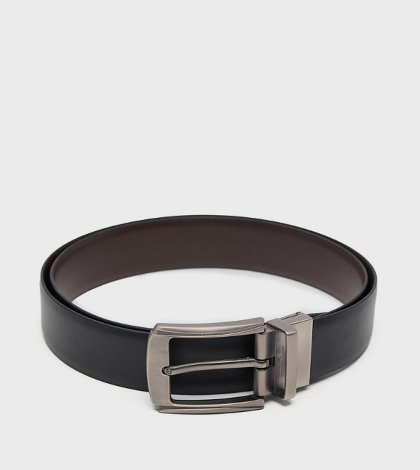 R&B  Belts - Black Leather Belts