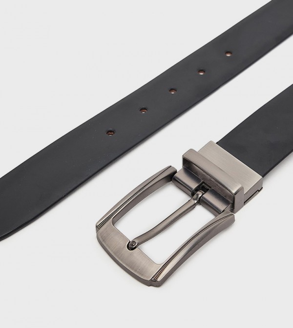 R&B  Belts - Black Leather Belts