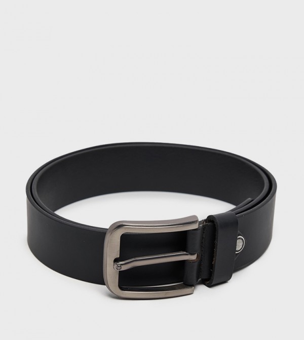 أر آند بي أحزمة - أسود Leather Belts