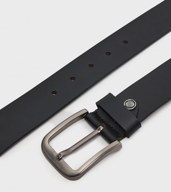 أر آند بي أحزمة - أسود Leather Belts