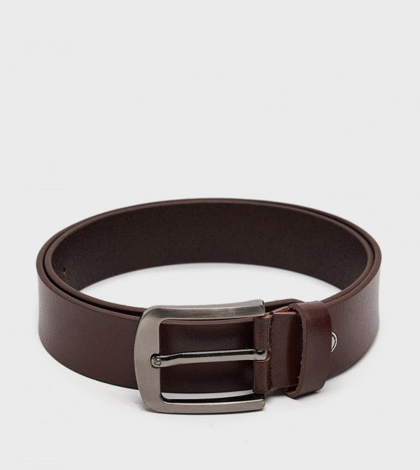 R&B  Belts - Brown Leather Belts