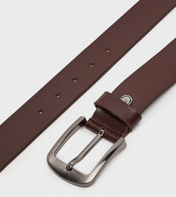 R&B  Belts - Brown Leather Belts