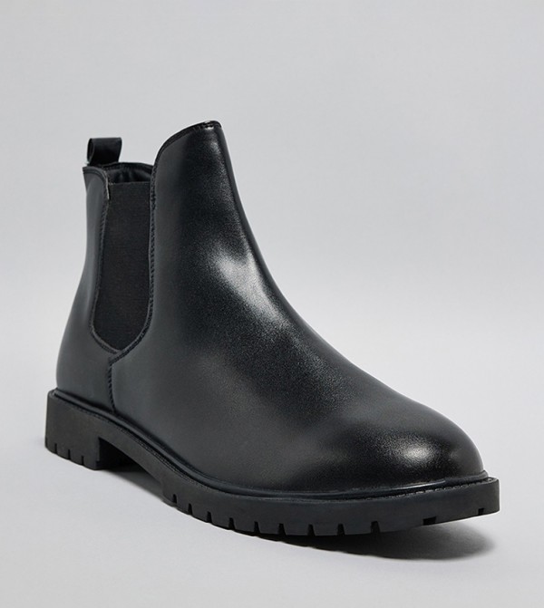 R&B  Boots - Black Chelsea Boots