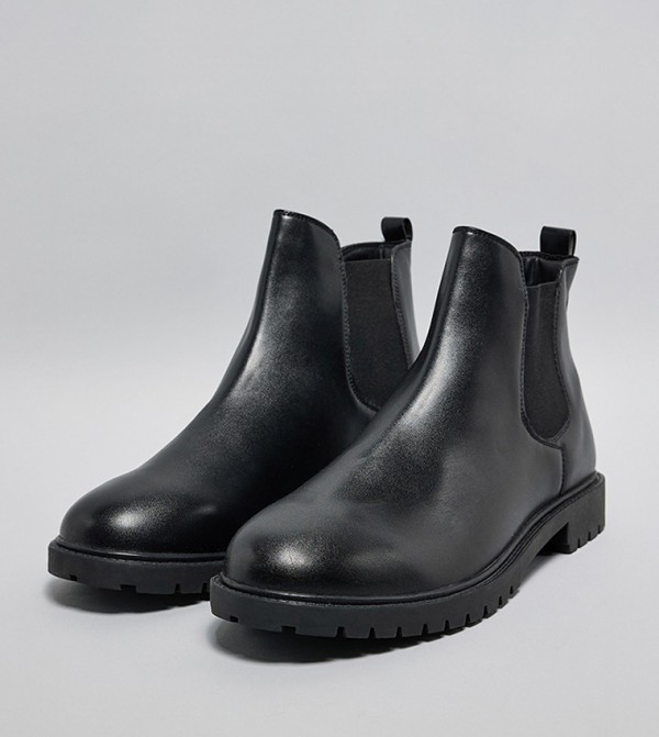 R&B  Boots - Black Chelsea Boots