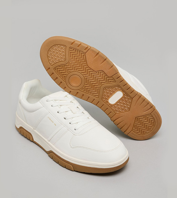 أر آند بي  أحذية برقبة عالية - أبيض  أحذية برقبة عالية 