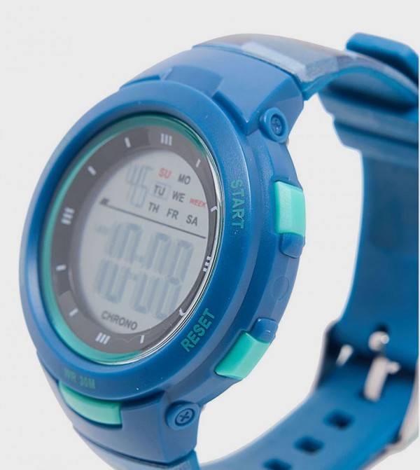 أر آند بي  ساعات - أزرق ساعات رقمية