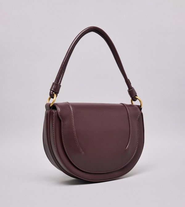 R&B Handbags - Wine Shoulder bags