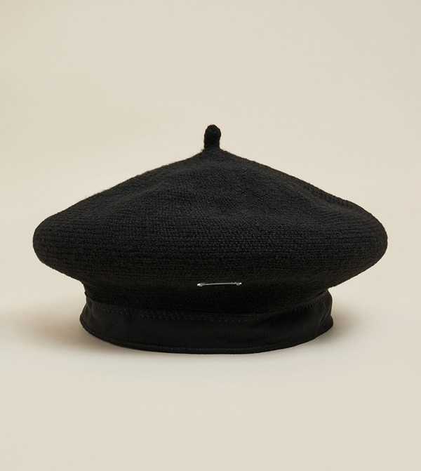 R&B  Caps & Hats - Black Beret