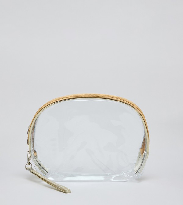 R&B  Cosmetic Bags - Gold Cosmetic Organizers