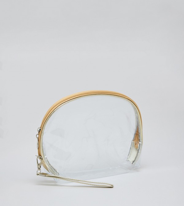 R&B  Cosmetic Bags - Gold Cosmetic Organizers