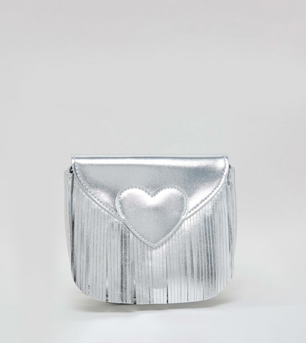 R&B  Hand Bags - Silver Cross Body