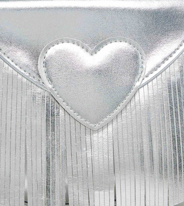 R&B  Hand Bags - Silver Cross Body