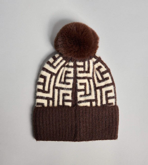 R&B  Caps & Hats - Brown Beanies