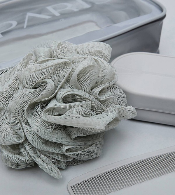 R&B  Cosmetic Bags - Grey Cosmetic Organizers