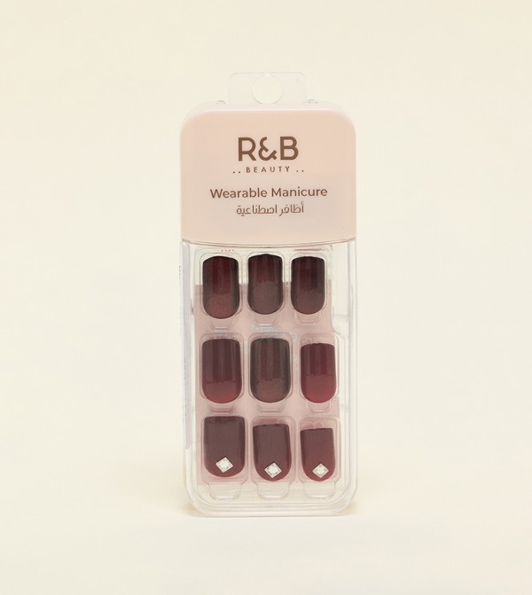 R&B  Beauty - Maroon Nail Accessories