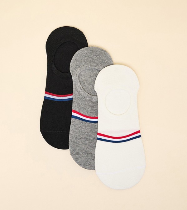R&B  - Multi No Show Socks