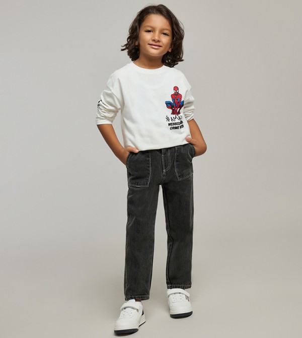 أر آند بي  ملابس - أسود جينز