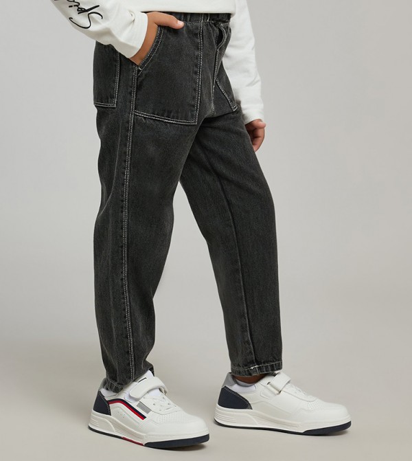 أر آند بي  ملابس - أسود جينز