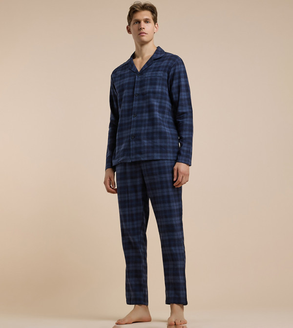 R&B  comfy-edit - NAVY BLUE Pyjama Set