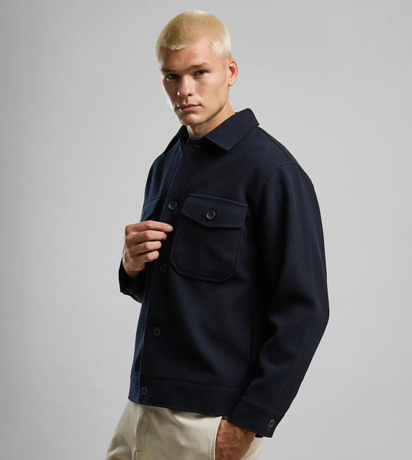 R&B Shirts - Navy Long Sleeves