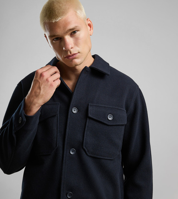 R&B Shirts - Navy Long Sleeves