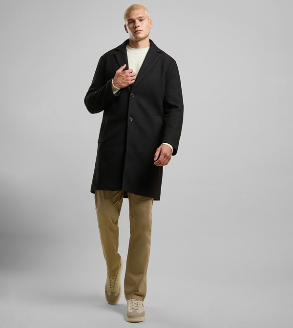 R&B  Overcoats - Black Overcoats