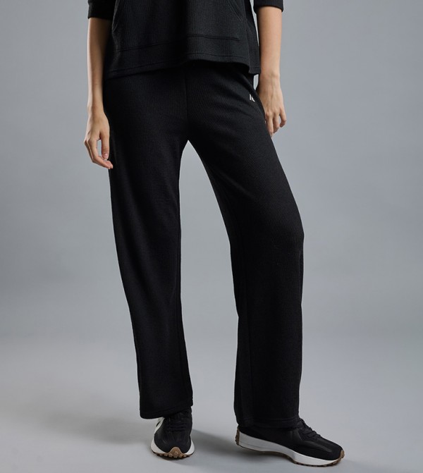 R&B  Track Pants & Joggers - Black Track Pants & Joggers