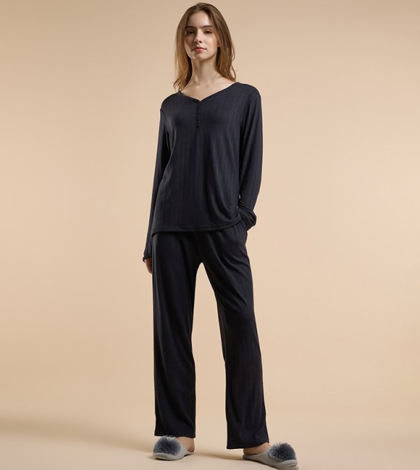 R&B Clothing - DARK NAVY Pyjama Set