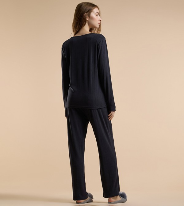 R&B Clothing - DARK NAVY Pyjama Set